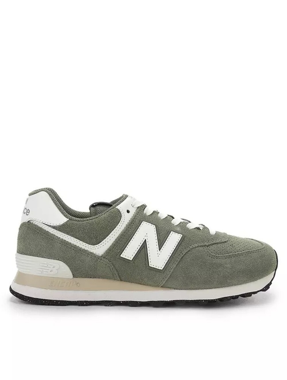 New Balance U574GCE Men's Sneakers Size 13 Dark Olive & Sea Salt